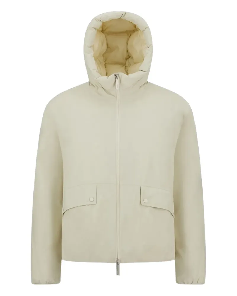 Herno Hoodie mit Klappentasche - Nude Nude