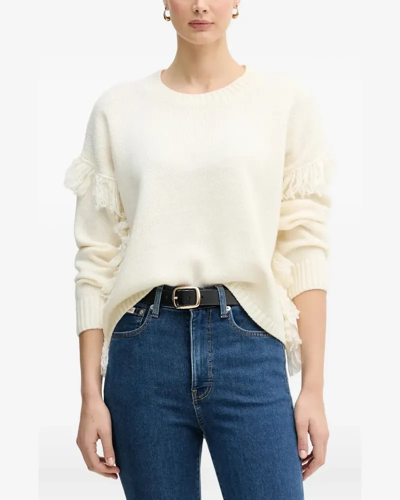 Benetton fringed sweater - Nude Nude