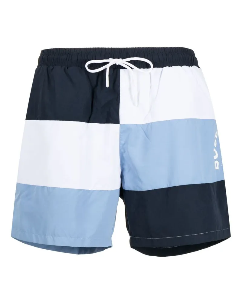HUGO BOSS Court Badeshorts - Blau Blau