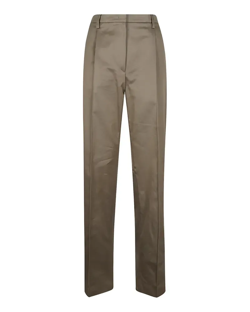 Prada pressed-crease tailored trousers - Grau Grau