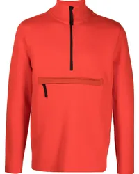 Aztech Mountain Matterhorn Pullover mit Reißverschluss Orange