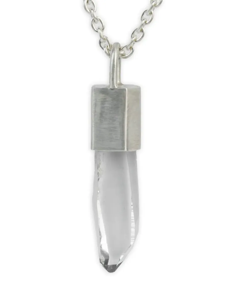 Parts Of Four talisman quartz necklace - Silber Silber