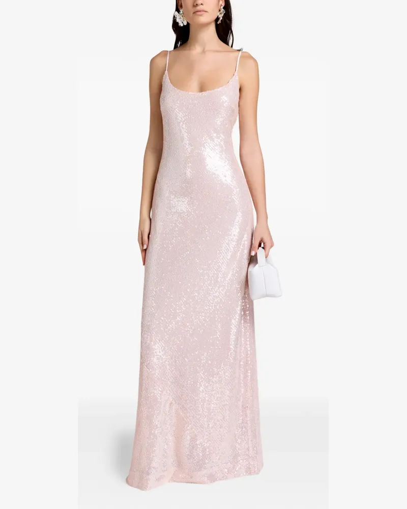 Needle & Thread spaghetti-strap maxi dress - Rosa Rosa