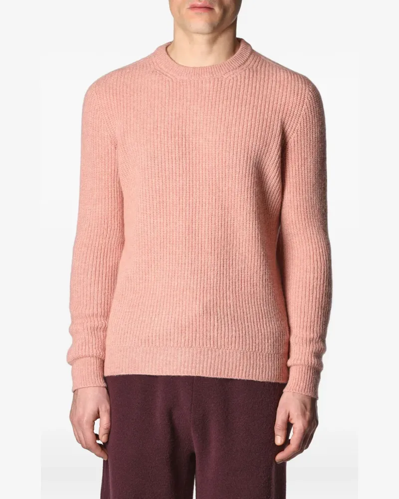 Roberto Collina Gerippter Pullover - Rosa Rosa