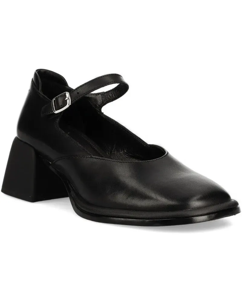 Vagabond Pumps mit Blockabsatz - Schwarz Schwarz