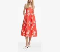 Yanina floral-print midi dress - Rot