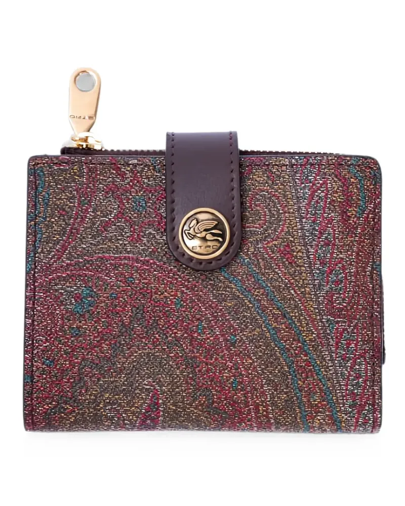 Etro Arnica Portemonnaie mit Paisley-Print - Braun Braun