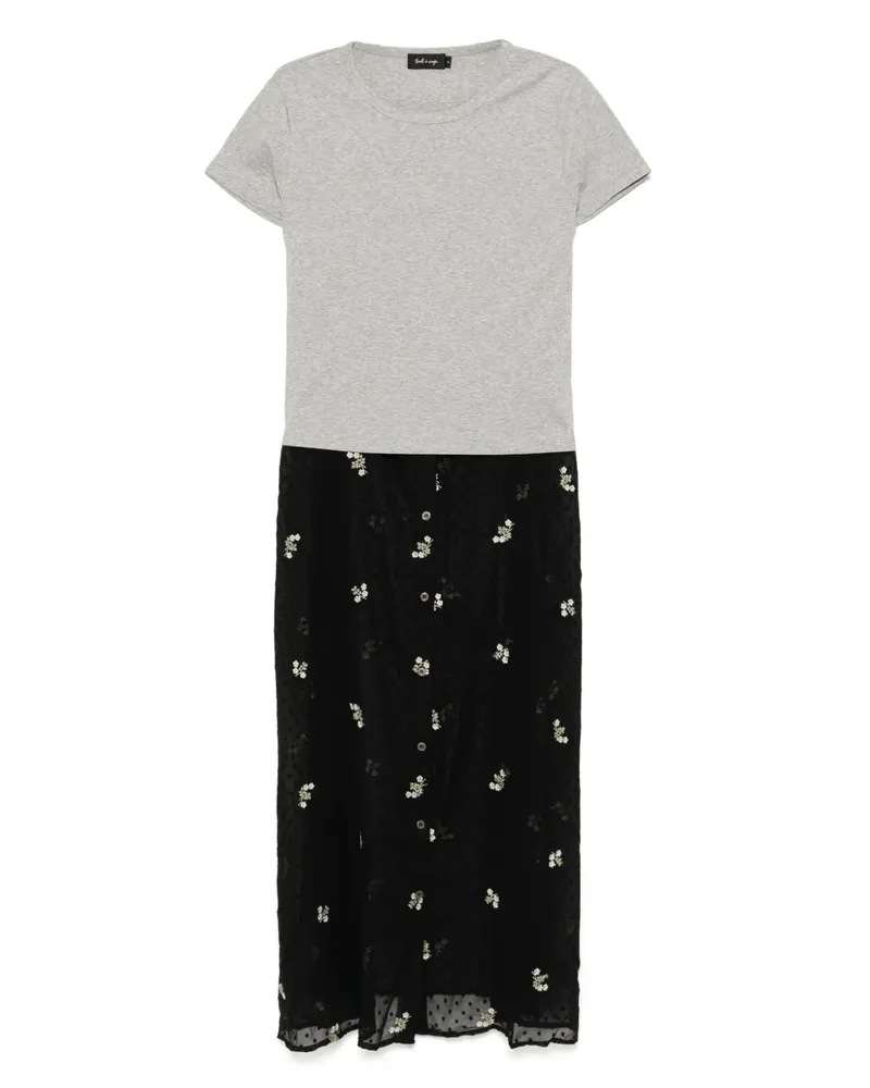 Tout a Coup T-Shirtkleid - Grau Grau