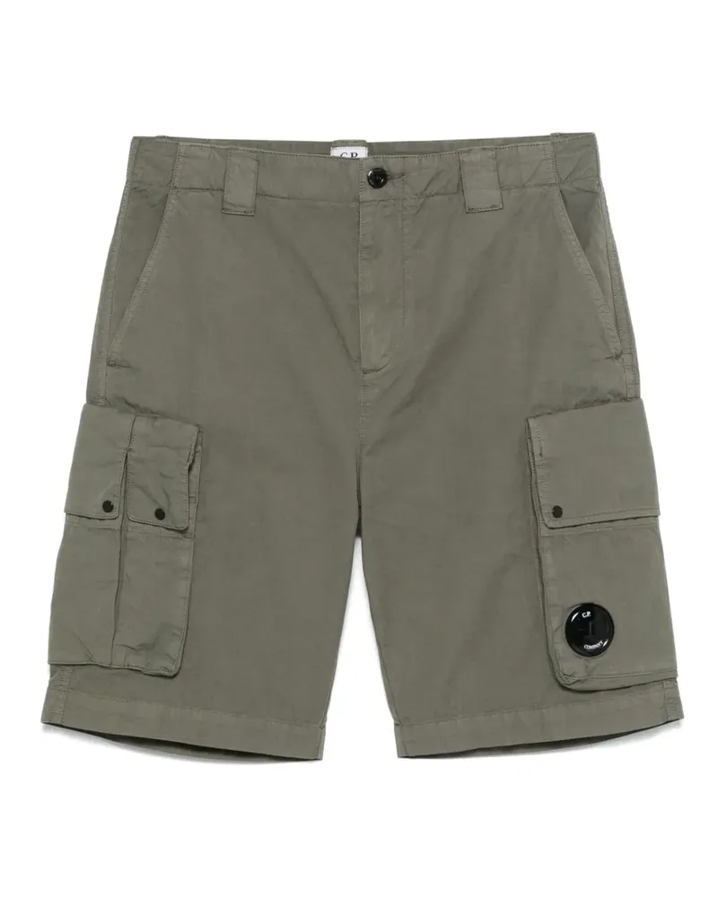 C.P. Company Cargo-Shorts mit Linsen-Detail - Grün Grün