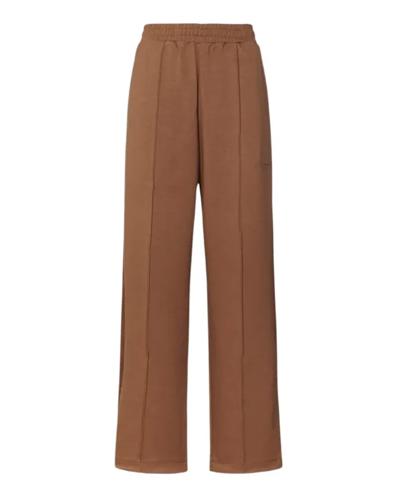 HINNOMINATE pintuck elasticated-waist trousers - Braun Braun