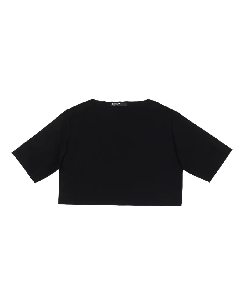 BIMBA Y LOLA boat-neck T-shirt - Schwarz Schwarz