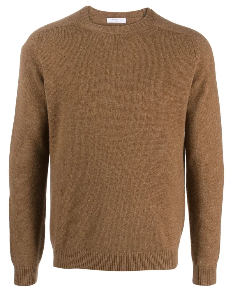 Boglioli Pullover aus Kaschmir Braun