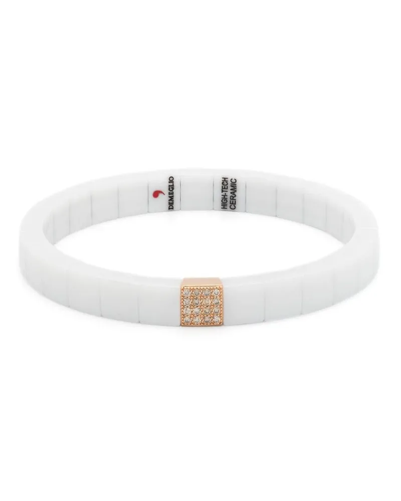 Roberto Demeglio 18kt Rotgoldarmband mit Diamanten - Rosa Rosa