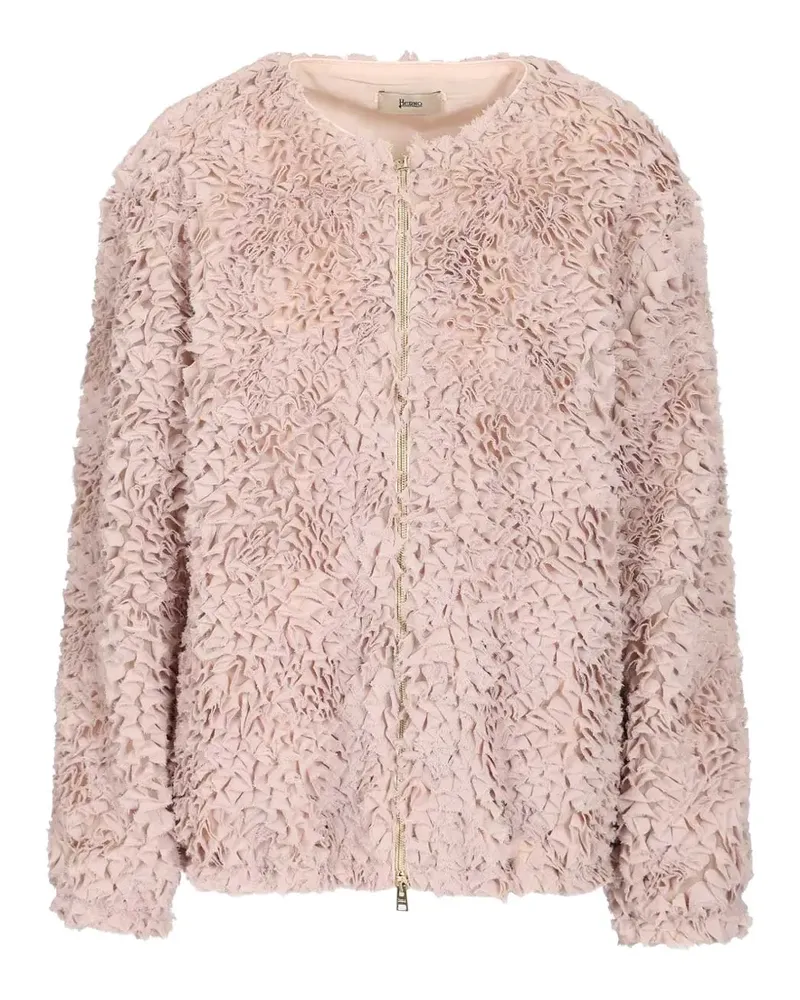 Herno Jacke mit Rüschen - Rosa Rosa