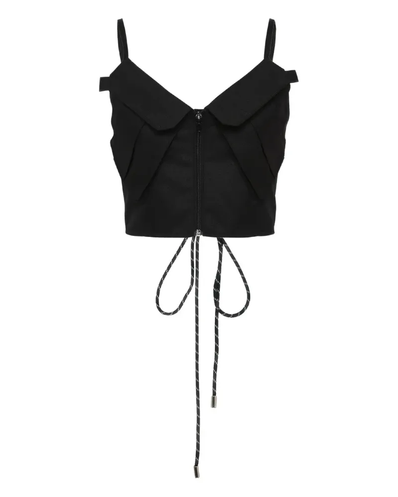 BONBOM cargo-pocket top - Schwarz Schwarz