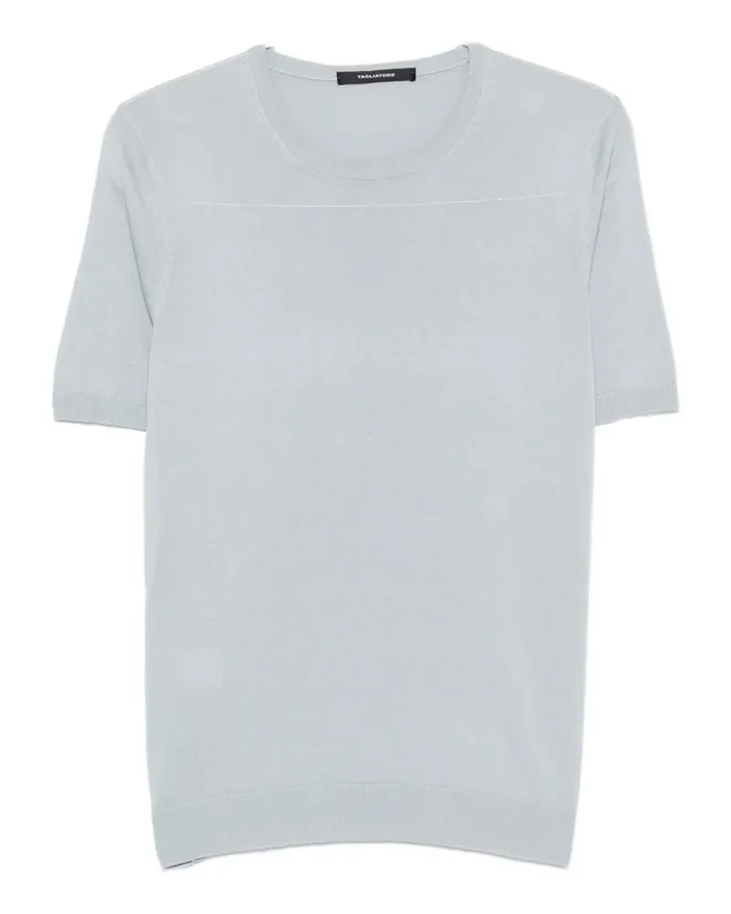 Tagliatore Josh short-sleeve knitted T-shirt - Blau Blau