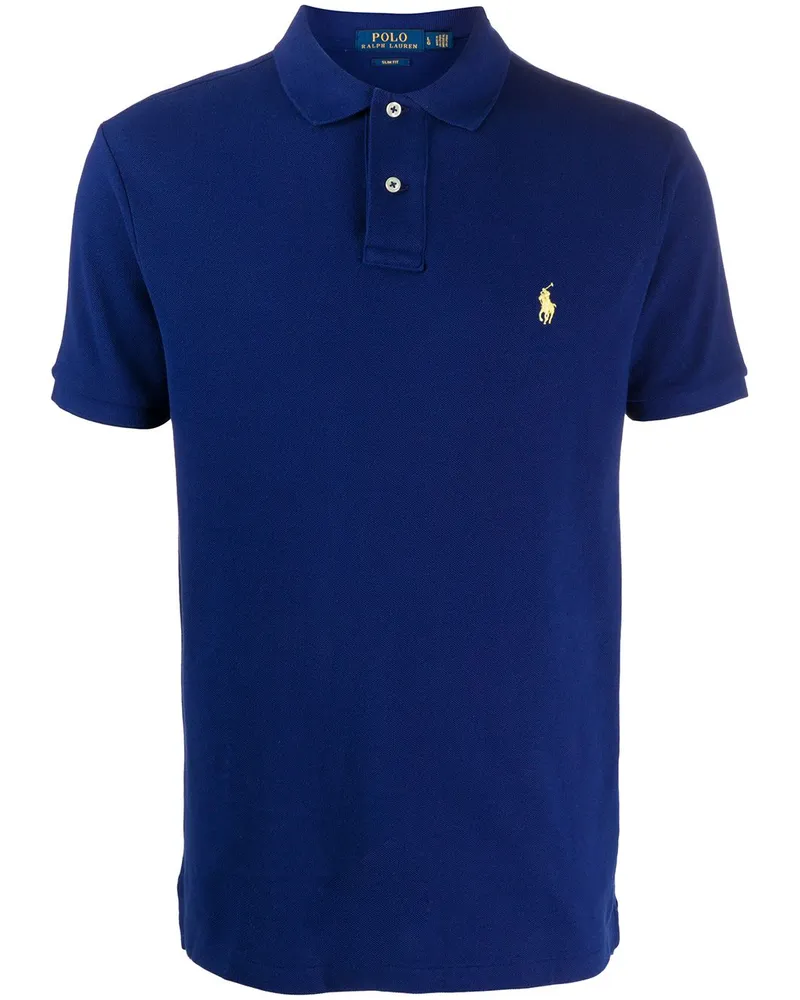 Ralph Lauren Poloshirt mit Logo-Stickerei - Blau Blau