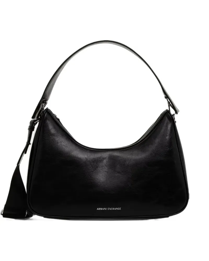 Armani Exchange logo-print tote bag - Schwarz Schwarz
