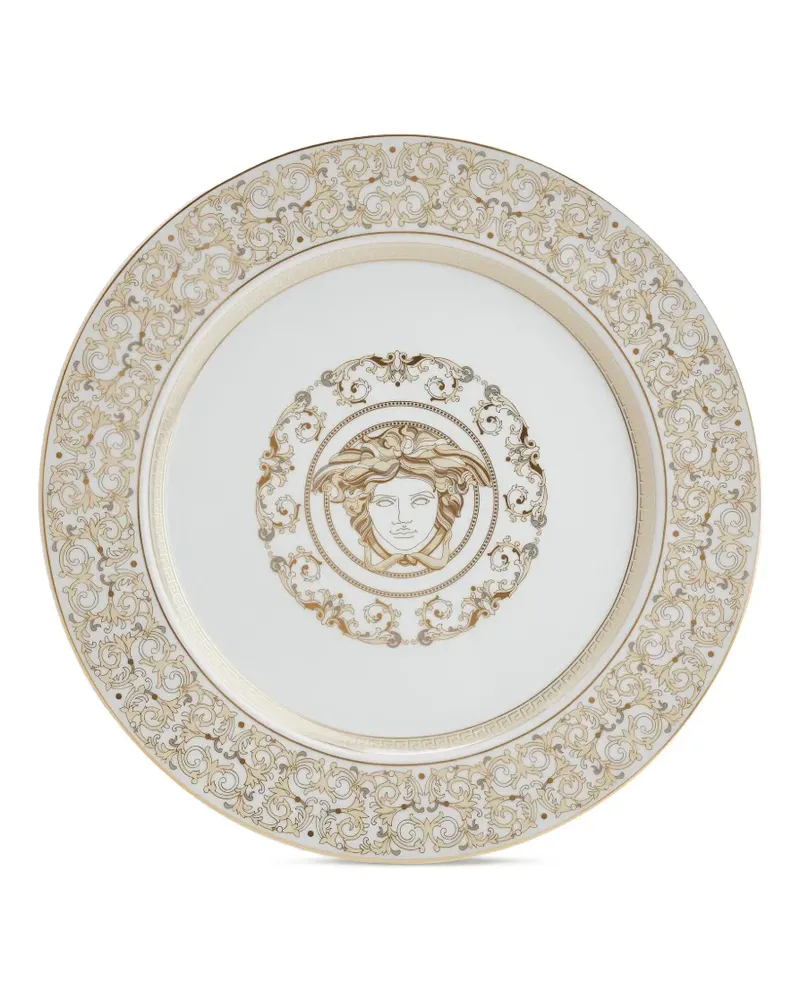 Versace Medusa Gala Teller (30cm) - Weiß Weiß