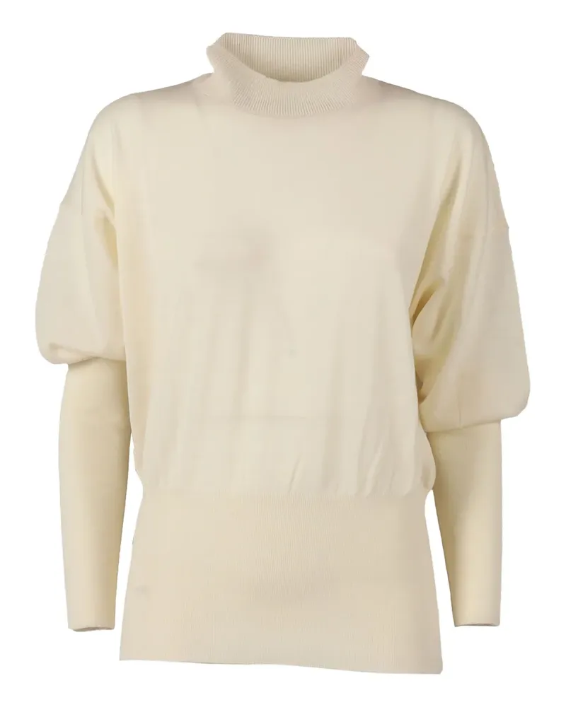 Filippo de Laurentiis turtleneck puff-sleeve sweater - Weiß Weiß