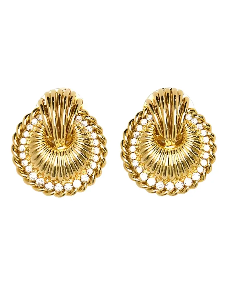 Alessandra Rich Polierte Ohrstecker - Gold Gold