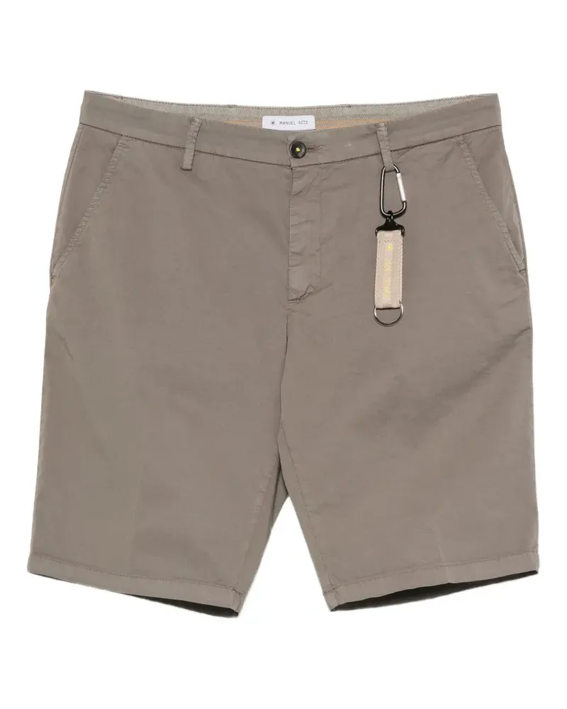 Manuel Ritz logo-tag chino shorts - Grün Grün