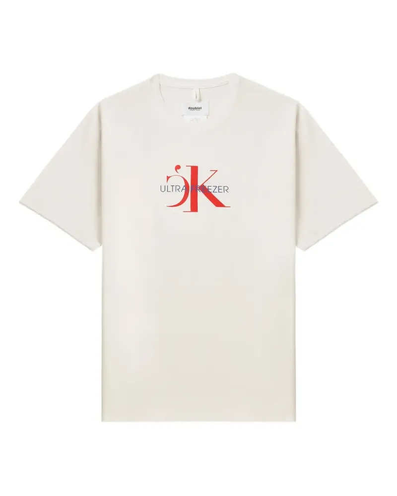 Doublet T-Shirt mit grafischem Print - Weiß Weiß