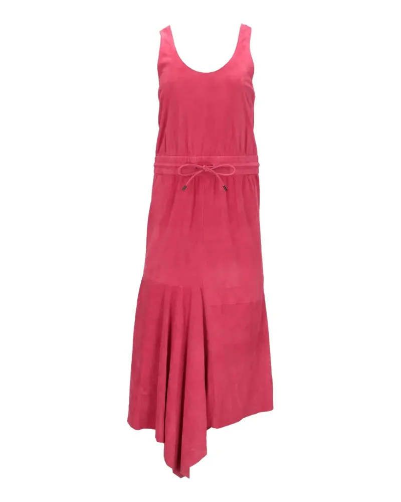 Tom Ford drawstring asymmetric midi dress - Rosa Rosa