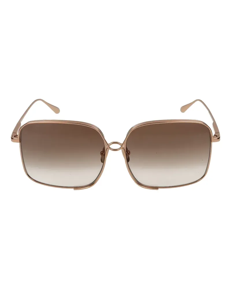Linda Farrow Genevieve square-frame sunglasses - Rosa Rosa