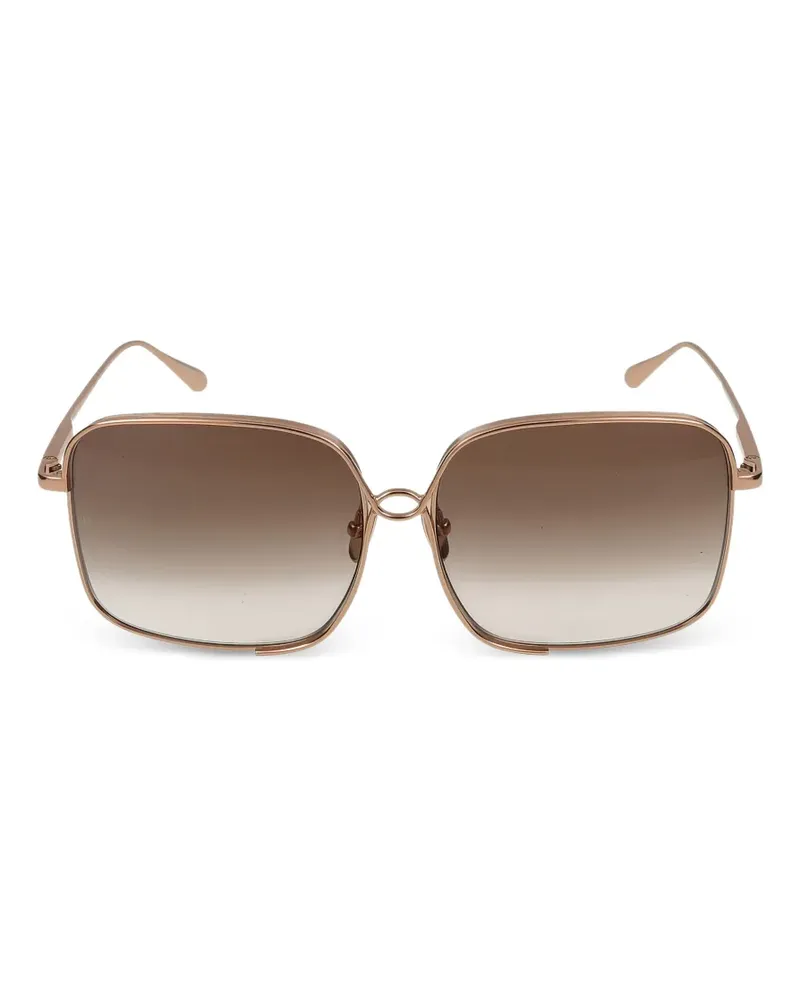 Linda Farrow Genevieve square-frame sunglasses - Rosa Rosa