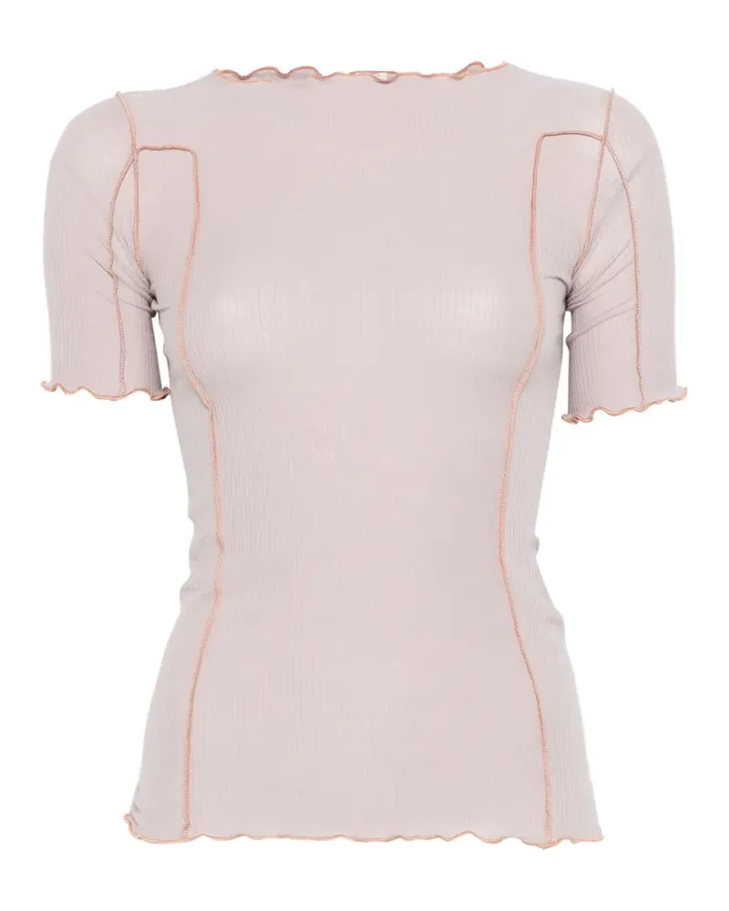Baserange Omato T-Shirt - Violett Violett