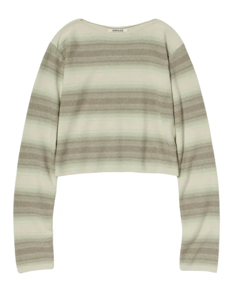 AURALEE striped jumper - Nude Nude