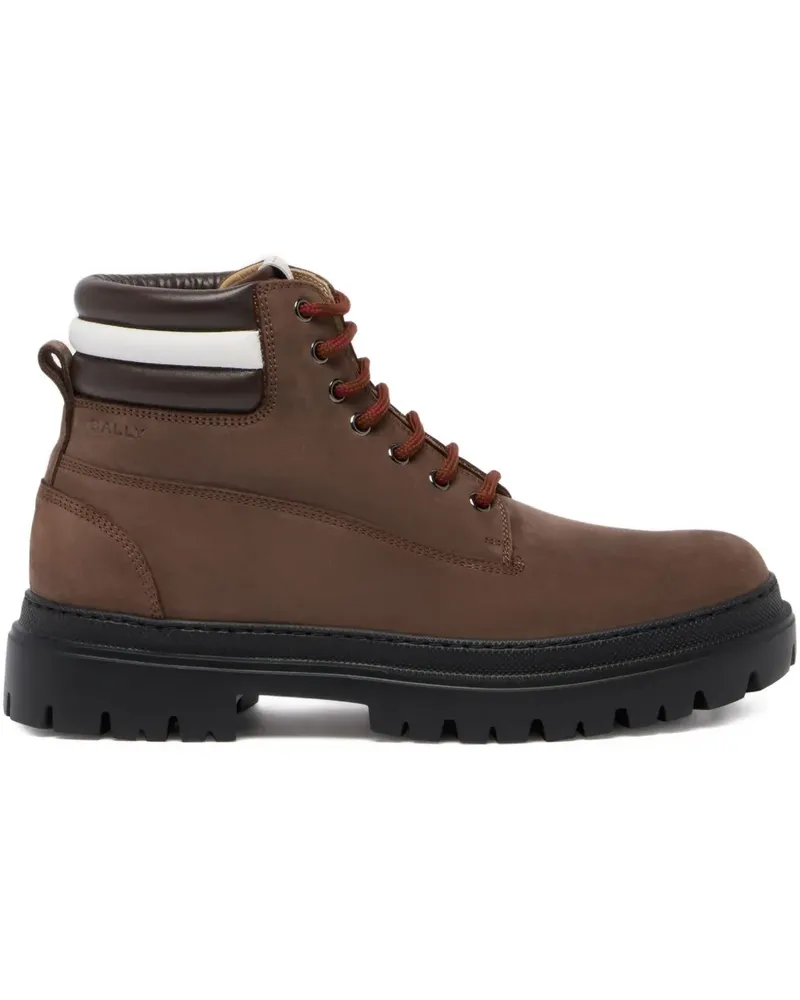 Bally Wattierte Hallen Stiefel - Braun Braun