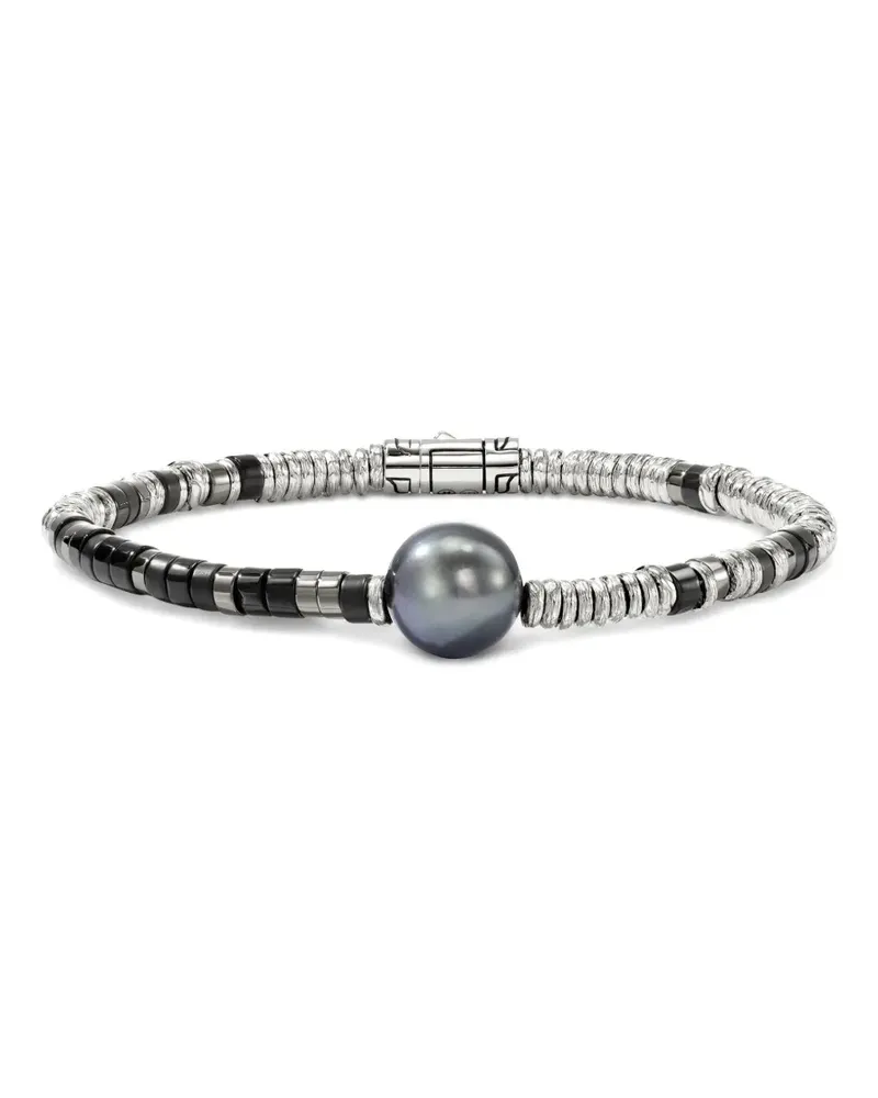 John Hardy Armband mit Perlen - Silber Silber