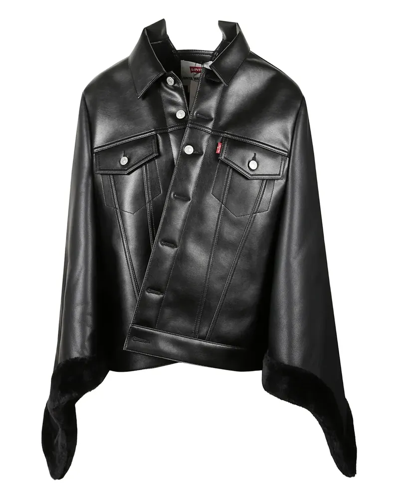 Junya Watanabe x Levi Jacke mit Knopfverschluss - Schwarz Schwarz