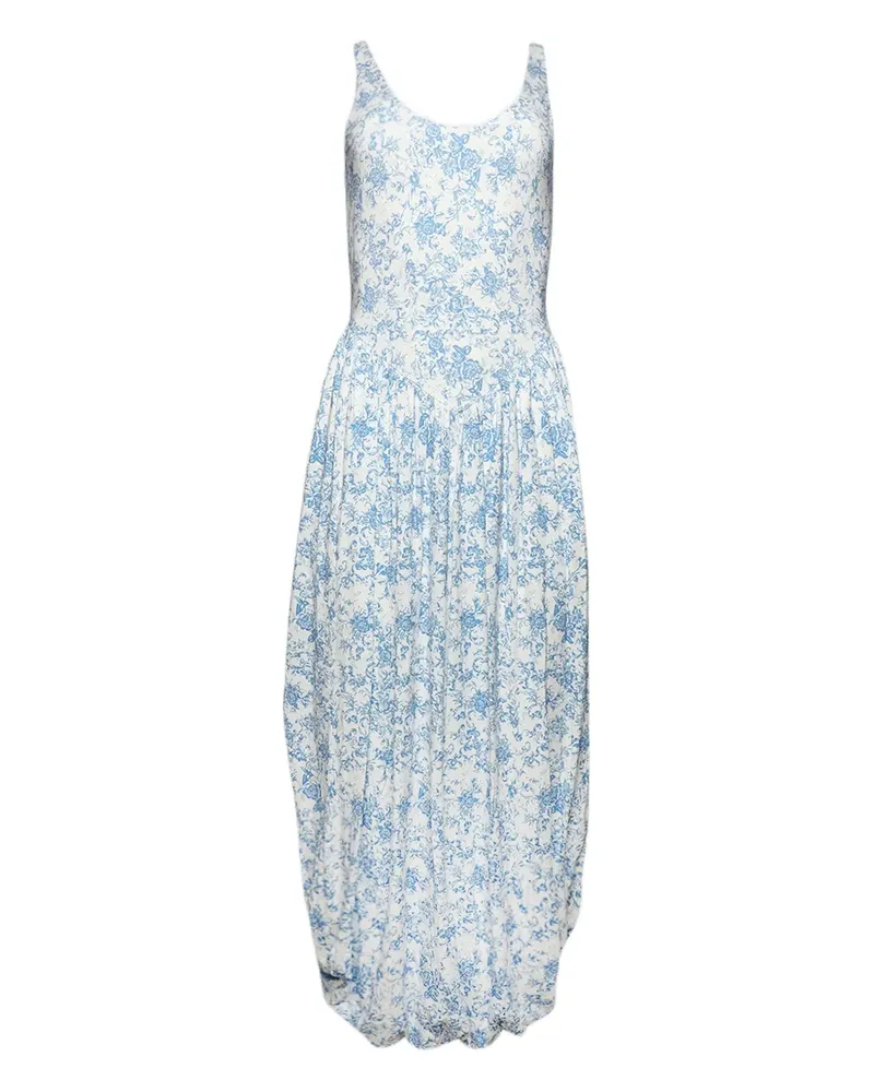 Caroline Constas Kleid mit Muster - Blau Blau