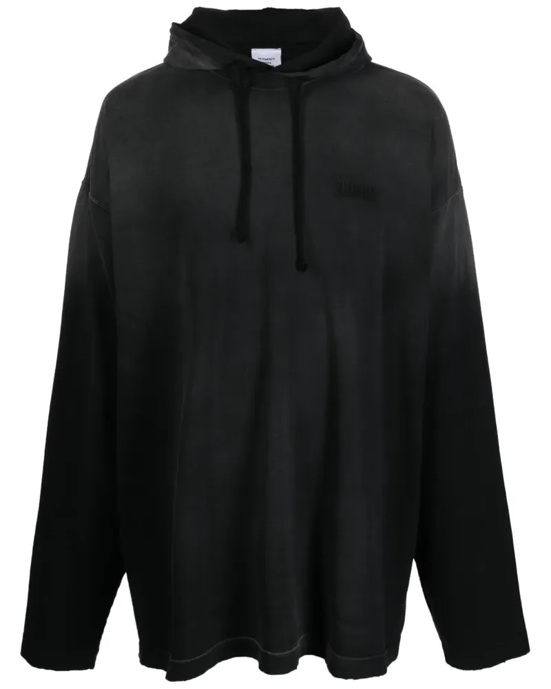 VETEMENTS Hoodie im Oversized-Look - Schwarz Schwarz