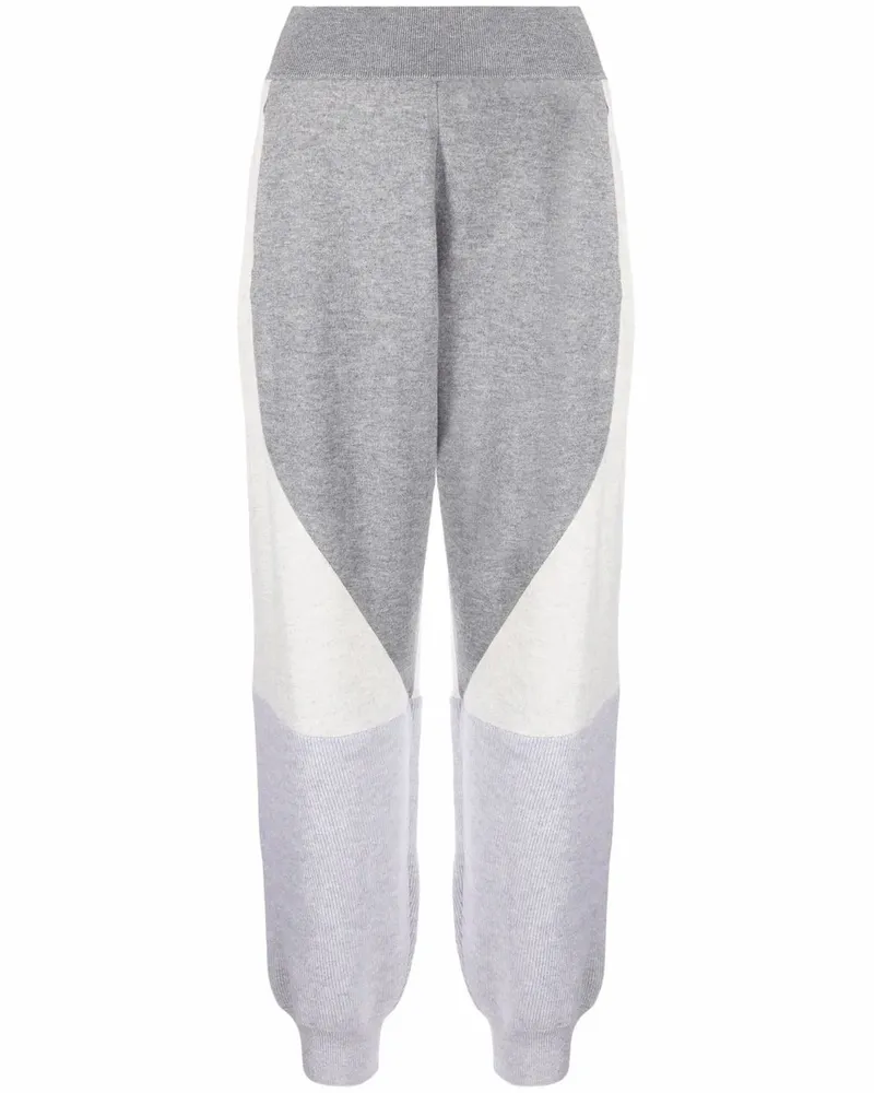 Stella McCartney Jogginghose mit Einsätzen - Grau Grau