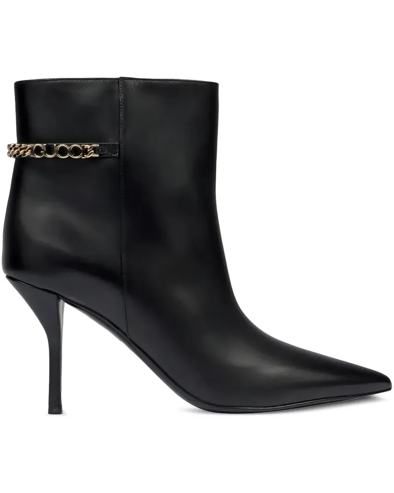 Gucci Stiefel mit Kettenabsatz - Schwarz Schwarz