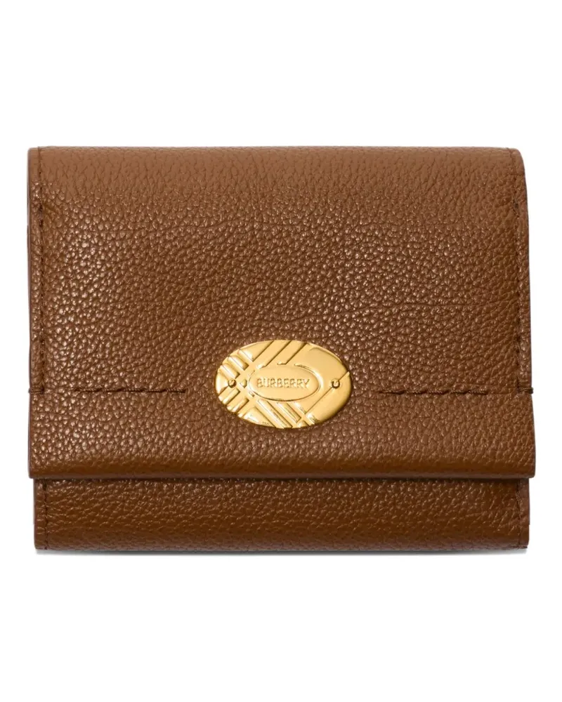 Burberry Portemonnaie mit Check-Gravur - Braun Braun