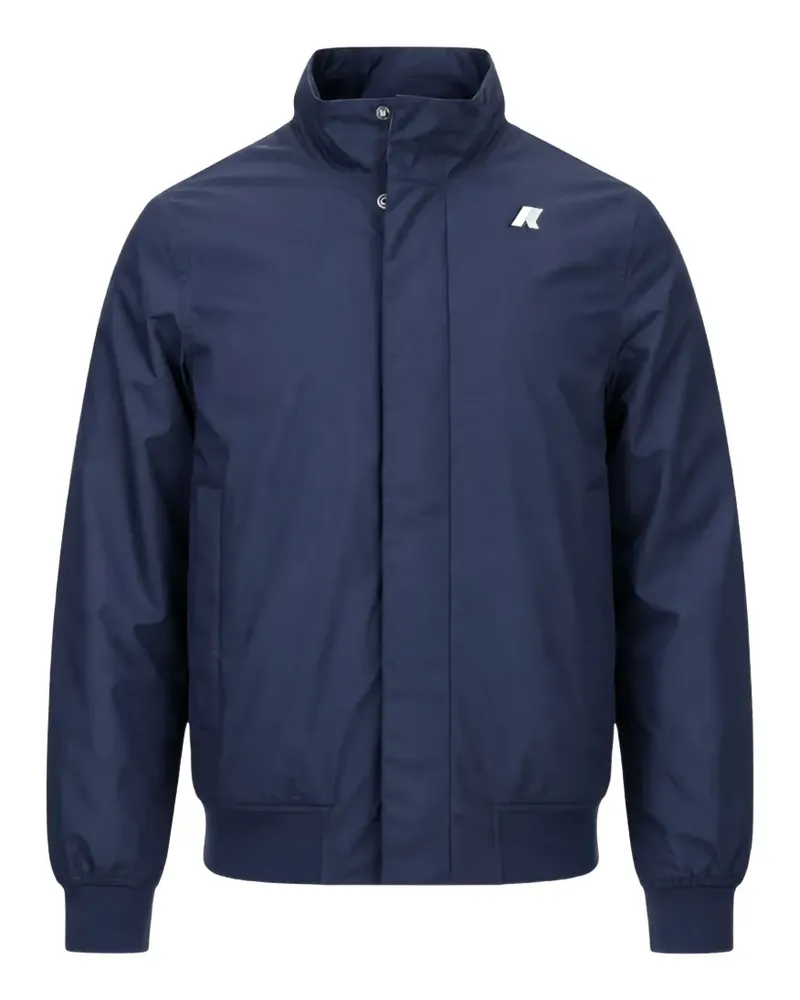 K-Way Bomberjacke mit Stehkragen - Blau Blau