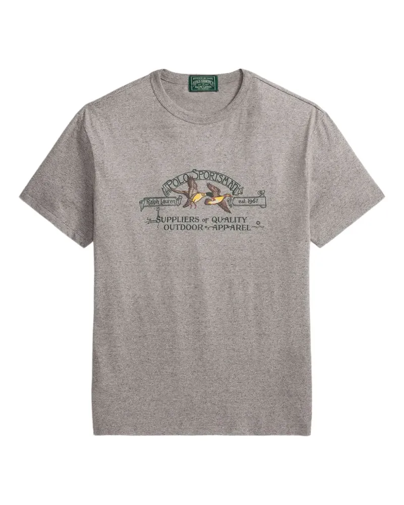 Ralph Lauren T-Shirt mit grafischem Print - Grau Grau