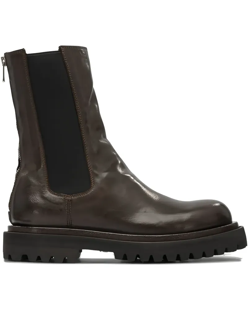 Officine Creative Italia Chelsea-Boots mit Reißverschluss - Braun Braun