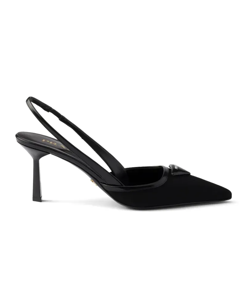 Prada fabric slingback pumps - Schwarz Schwarz