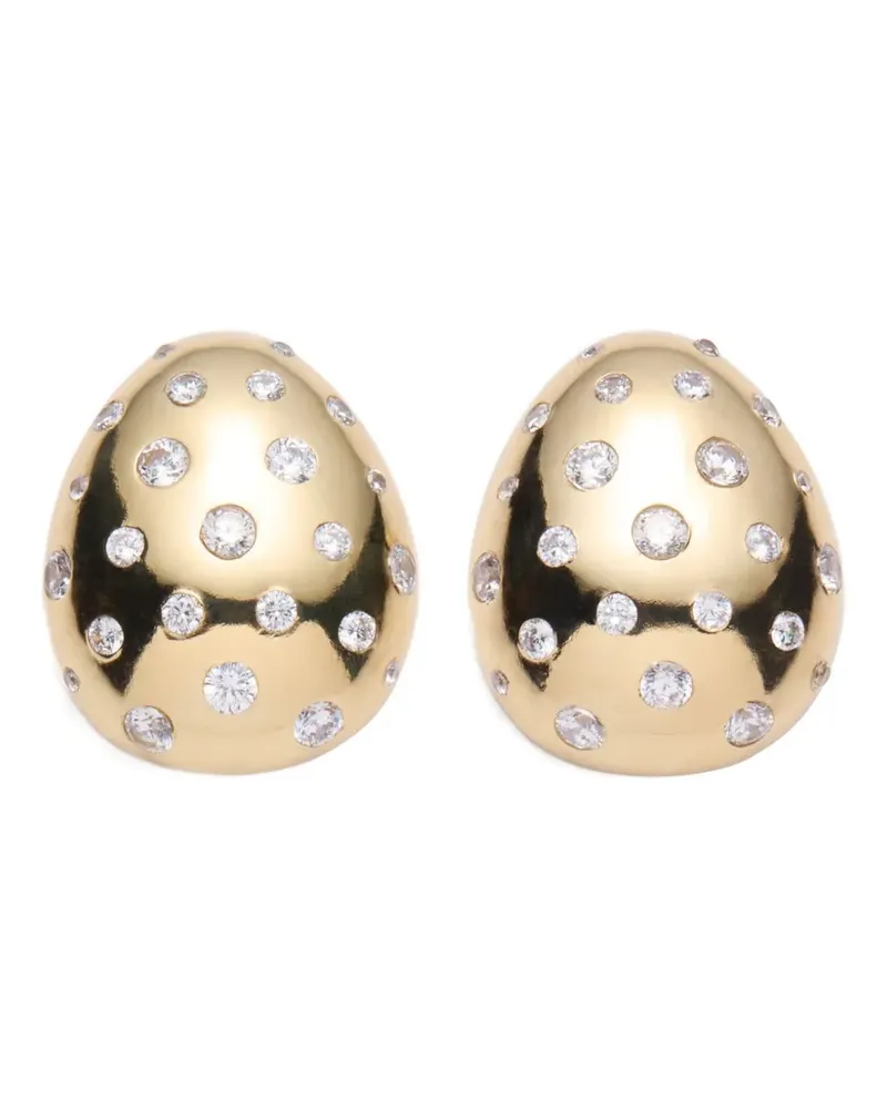 Magda Butrym crystal-embellished earrings - Gold Gold