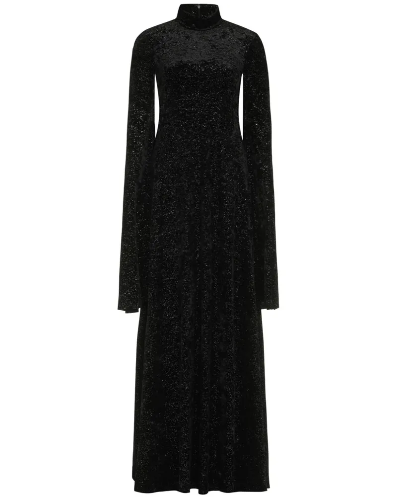 Balenciaga Maxikleid im Oversized-Look - Schwarz Schwarz