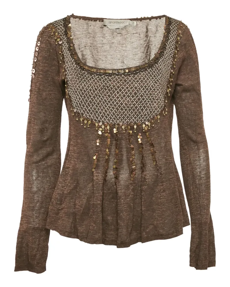 SPORTMAX 1167764 Brown - Braun Braun