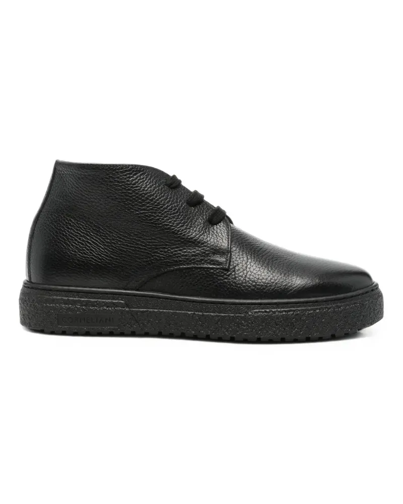 Corneliani Desert-Boots aus strukturiertem Leder - Schwarz Schwarz
