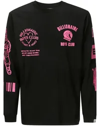 Billionaire Boys Club Sweatshirt mit Logo-Print Schwarz