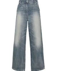 Kenzo Tief sitzende Wide-Leg-Jeans Blau